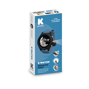 Смартчасы многофункциональные КИДИВУЛЬФ (KIDYWOLF), синие